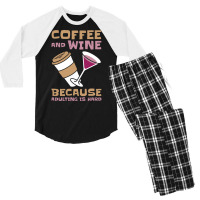 Coffee T  Shirt1500 Men's 3/4 Sleeve Pajama Set | Artistshot