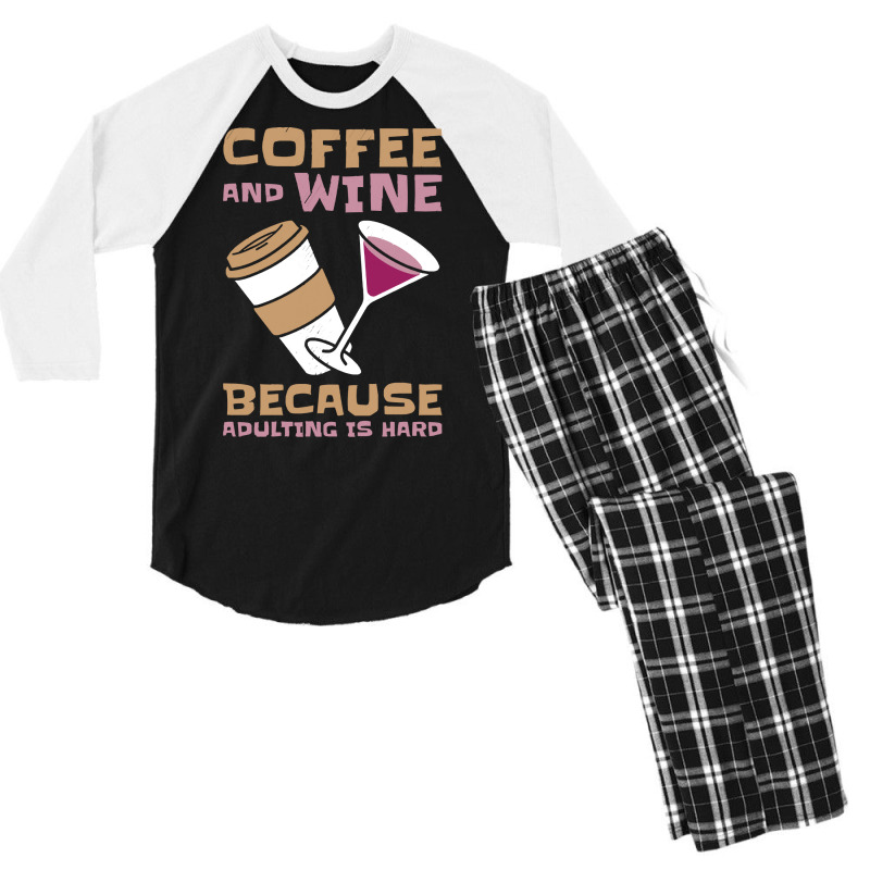 Coffee T  Shirt1500 Men's 3/4 Sleeve Pajama Set | Artistshot