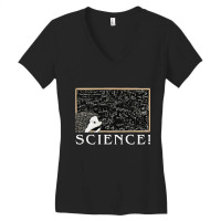 Hedgehog Science, Hedgehog, Science, Funny, Animal, Nature, Prickly, W Women's V-neck T-shirt | Artistshot