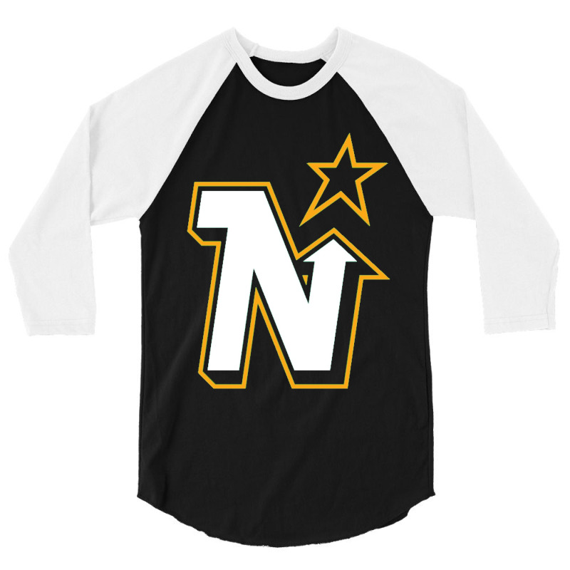 Vintage Minnesota Hockey Retro North Stars 3/4 Sleeve Shirt | Artistshot