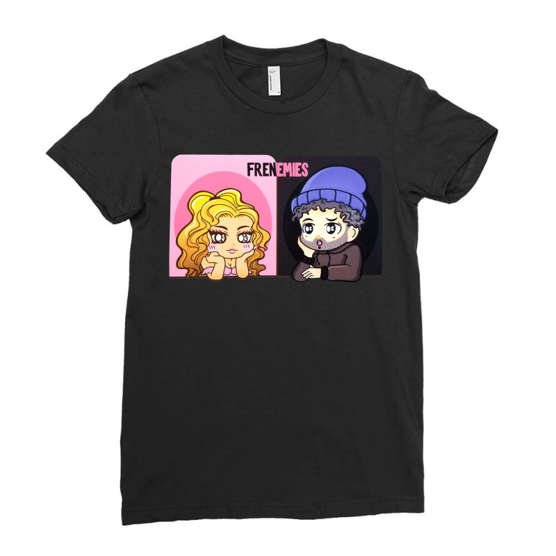 Frenemies Art Mens Funny Ladies Fitted T-Shirt by ArtistDraven | Artistshot