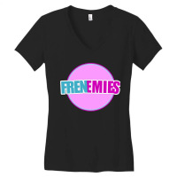 Frenemies Colorful Picture Women's V-neck T-shirt | Artistshot