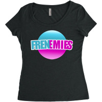 Frenemies Graphic Vintage Color Women's Triblend Scoop T-shirt | Artistshot