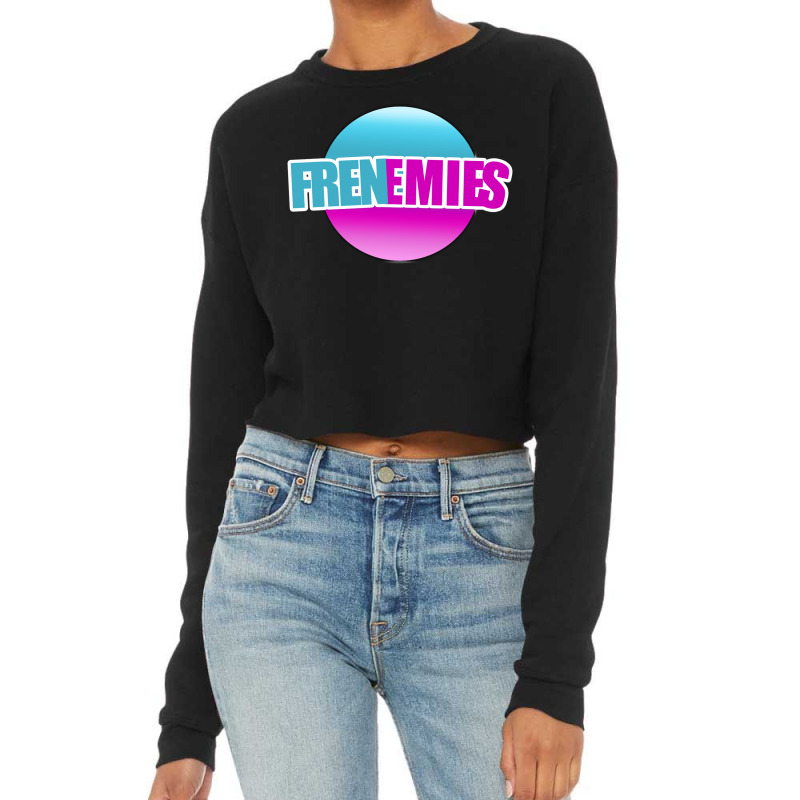 Frenemies Graphic Vintage Color Cropped Sweater by ArtistDraven | Artistshot