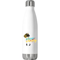 Playing  Slimeskull Call Me Stainless Steel Water Bottle | Artistshot