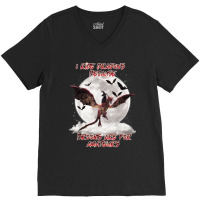 Cat I Ride Dragons Brooms Are For Amateurs Halloween V-neck Tee | Artistshot