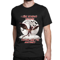 Cat I Ride Dragons Brooms Are For Amateurs Halloween Classic T-shirt | Artistshot