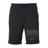 Teacher Math The Only Subject That Counts Quote Birthday Gifts Fleece Short | Artistshot