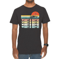 What A Save Vintage Retro Rocket Soccer Car League Vintage T-shirt | Artistshot