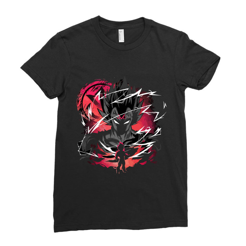 Majin Vegeta Ladies Fitted T-Shirt by cm-arts | Artistshot