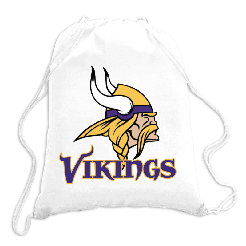 Stadium Vikings Fun Drawstring Bags | Artistshot