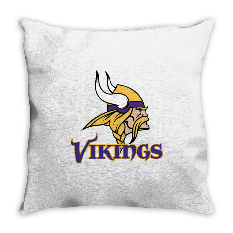 Stadium Vikings Fun Throw Pillow | Artistshot