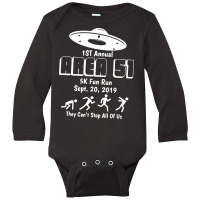 Area 51 5k Fun Run Long Sleeve Baby Bodysuit | Artistshot