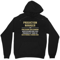 Production Manager I Do Precision Guesswork. Funny Gift Unisex Hoodie | Artistshot