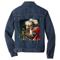 Crusader Knightt Usyk Champions Men Denim Jacket | Artistshot