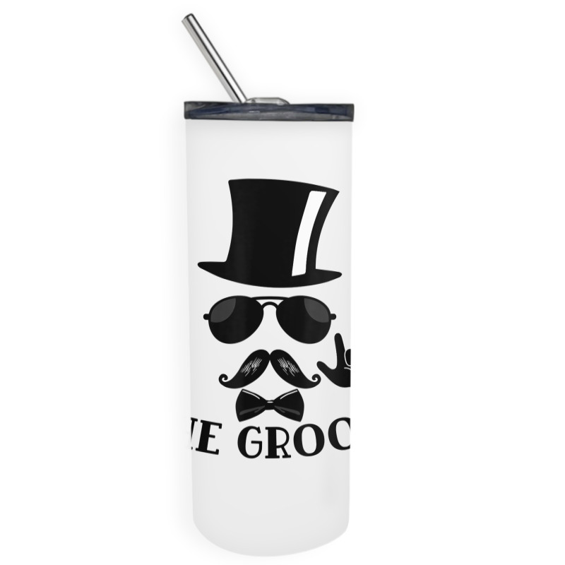 Mens The Groom Bachelor Party Groomsmen Gifts Gift Skinny Tumbler | Artistshot