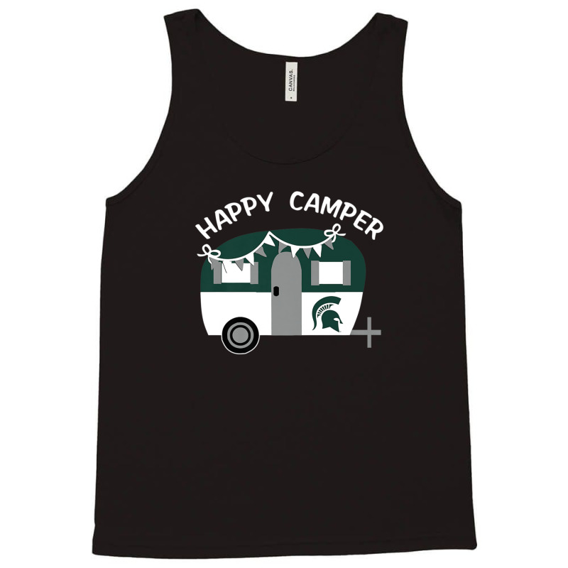 Michigan State Spartans Camping Vintage Camping Car Tank Top | Artistshot