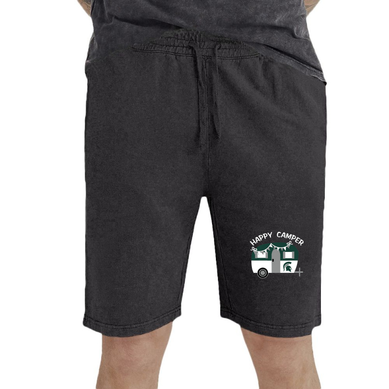 Michigan State Spartans Camping Vintage Camping Car Vintage Short | Artistshot