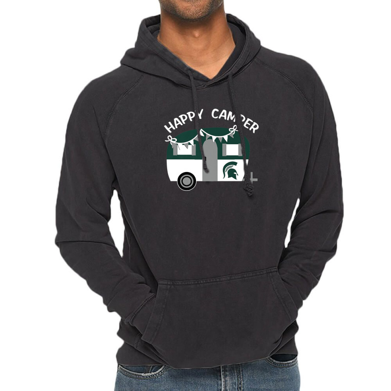 Michigan State Spartans Camping Vintage Camping Car Vintage Hoodie | Artistshot