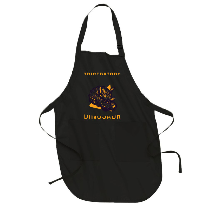 Cool Dinosaur Triceratops T  Shirt1549 Full-length Apron | Artistshot