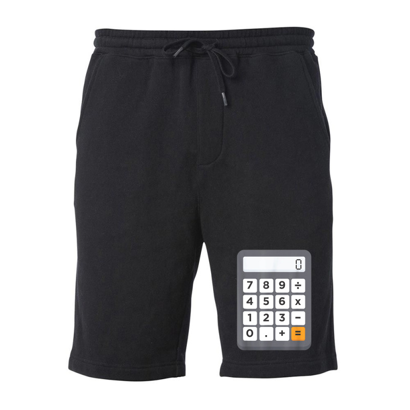 Funny Accountant Halloween Costume Outfit Math Calculator Fleece Short by Newart | Artistshot