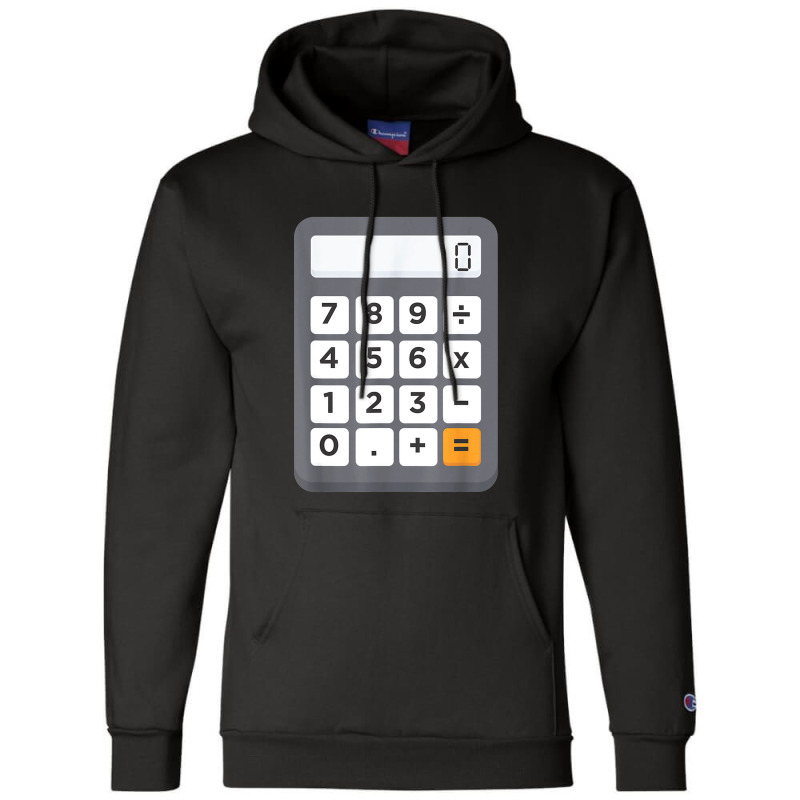 Funny Accountant Halloween Costume Outfit Math Calculator Champion Hoodie by Newart | Artistshot