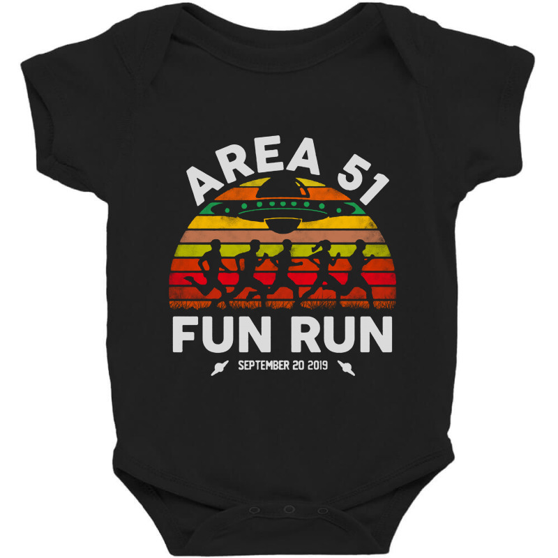 Area 51 Fun Run Funny Alien Raid Event Baby Bodysuit by scarlettzoe | Artistshot