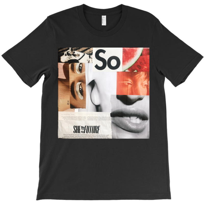 Her Magazine Collage T-Shirt by AnitaKovich | Artistshot