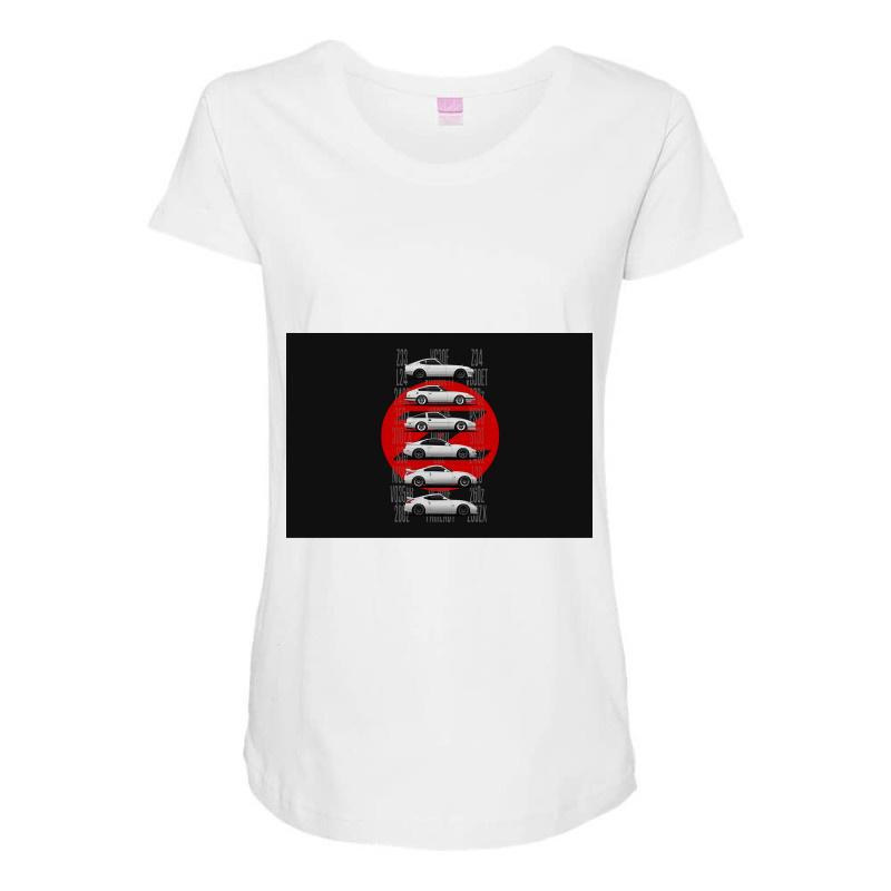 Z Generations (white) Bath Mat Maternity Scoop Neck T-shirt by SilviaMartinez | Artistshot