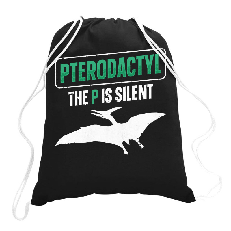 Cool Pterodactyl T  Shirt1558 Drawstring Bags | Artistshot