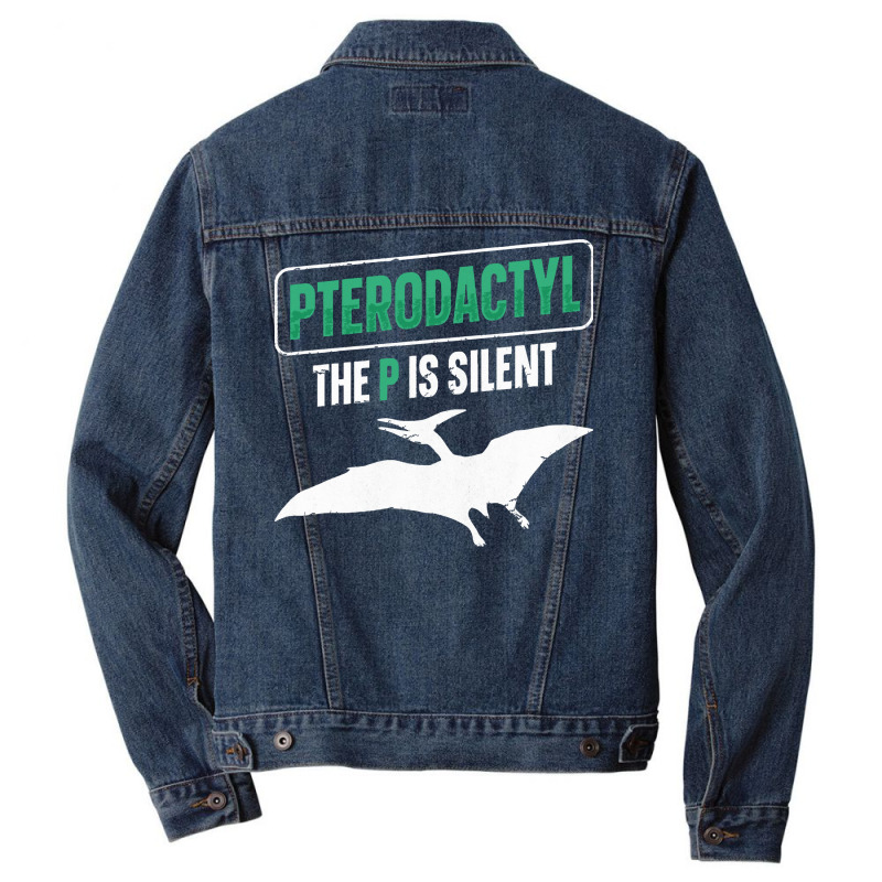 Cool Pterodactyl T  Shirt1558 Men Denim Jacket | Artistshot