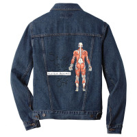 Study Your Gluteus Maximus Off Men Denim Jacket | Artistshot