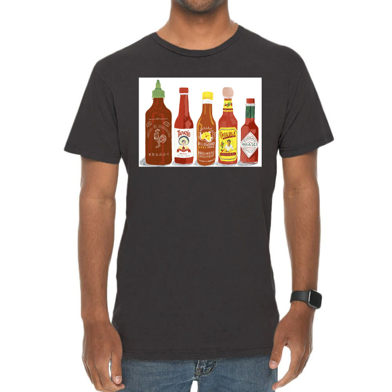 Hot Hot Hot Sauce Vintage T-Shirt by AnitaKovich | Artistshot