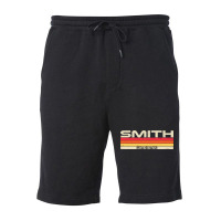 Smith Surname Birthday Family Reunion 80s 90s Sunset Fleece Short | Artistshot