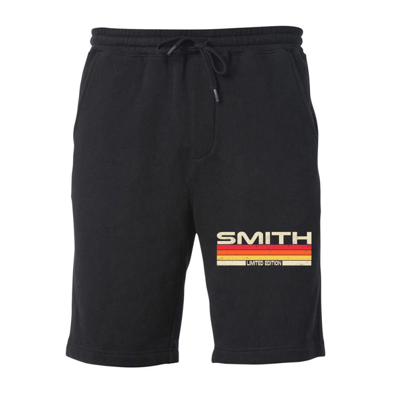 Smith Surname Birthday Family Reunion 80s 90s Sunset Fleece Short by nhan0105 | Artistshot