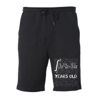 Funny Math Geek 17th 17th Birthday Estimation Calculations Day Gift Fleece Short | Artistshot