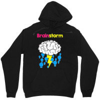 Funny Brainstorm Good Idea Lightbulb Thunder Unisex Hoodie | Artistshot