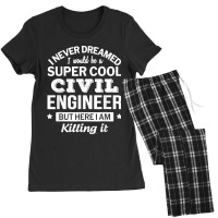 Funny Civil Engineer Tshirt Gift Women's Pajamas Set | Artistshot