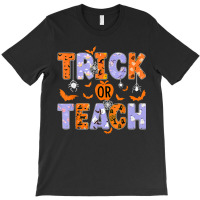 Trick Or Teach Funny Teacher Halloween Costume Men Women Character Ani T-shirt | Artistshot