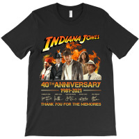 Indiana Jones 40th Anniversary 1981-2021 Thank You For The Memories T-shirt | Artistshot