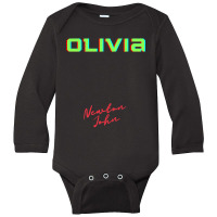 Olivia Newton John Totally Long Sleeve Baby Bodysuit | Artistshot