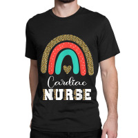 Cardiac Nurse Leopard Cardiologist Graduation Cardiology Classic T-shirt | Artistshot