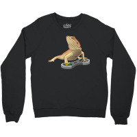 Funny Bearded Dragon Design For Kids Pet Video Game Players Crewneck Sweatshirt | Artistshot