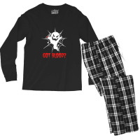 Ghost Syringe Needle Phlebotomist Phlebotomy Doctor Gift Men's Long Sleeve Pajama Set | Artistshot