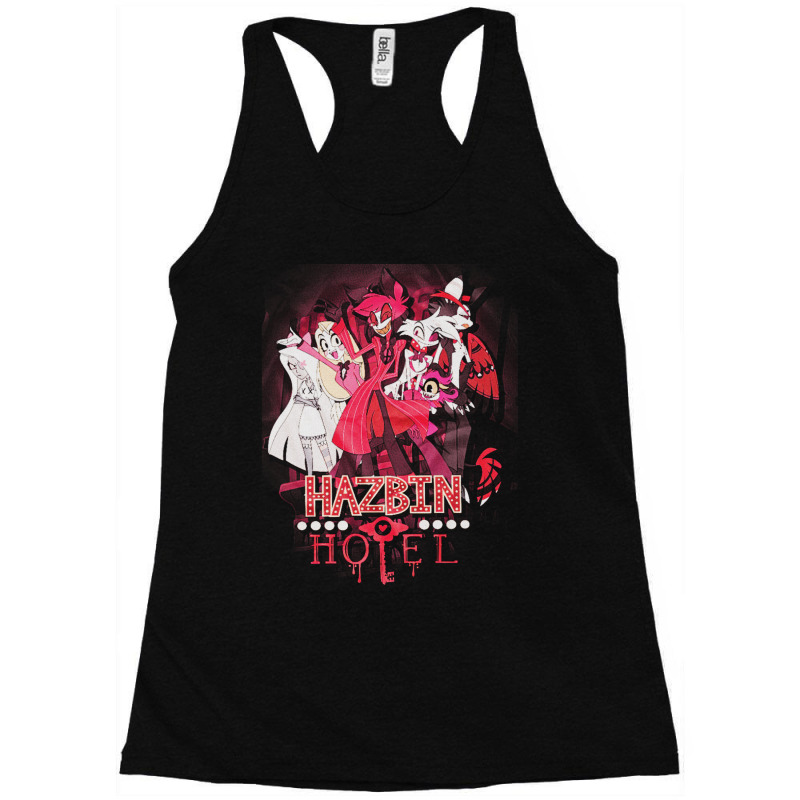 Hazbin Hotel, Graphic, Funny, Alastor, Hazbin, Hotel, Angel Dust, Radi Racerback Tank by SHRETE-Artist | Artistshot