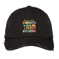 Womens Calculate Kindness Into Every Equation Mathematicians Funny Gif Vintage Cap | Artistshot