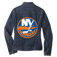 Islanders, New York Ladies Denim Jacket | Artistshot