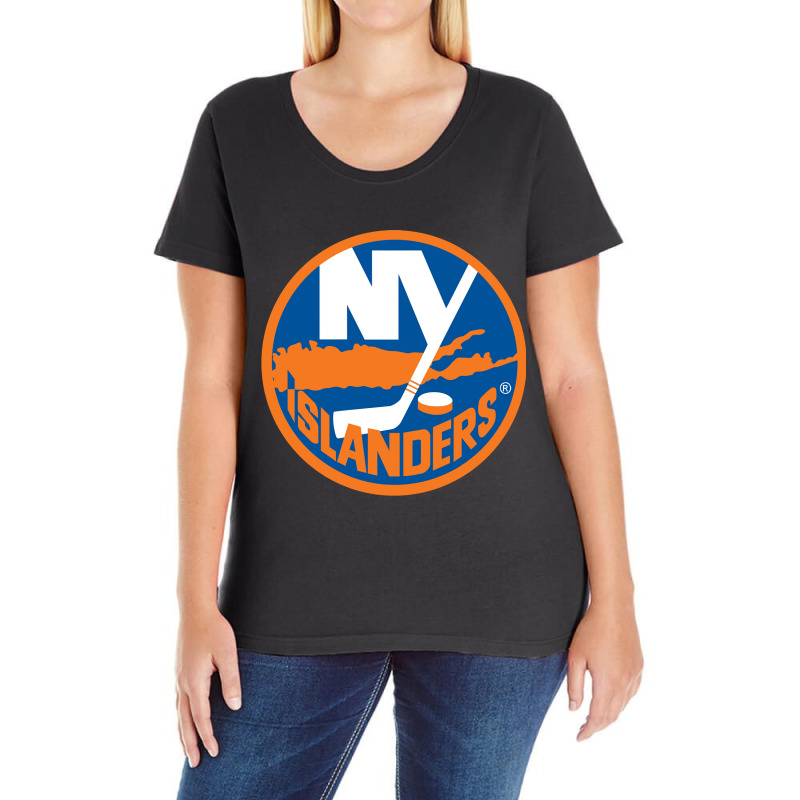 Islanders, New York Ladies Curvy T-Shirt by Jason Kirschbaum | Artistshot