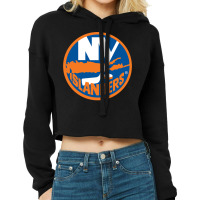 Islanders, New York Cropped Hoodie | Artistshot