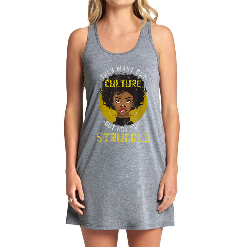 African Roots American Pride Women Gift Black History Month Music Retr Tank Dress by TyrellDesign | Artistshot